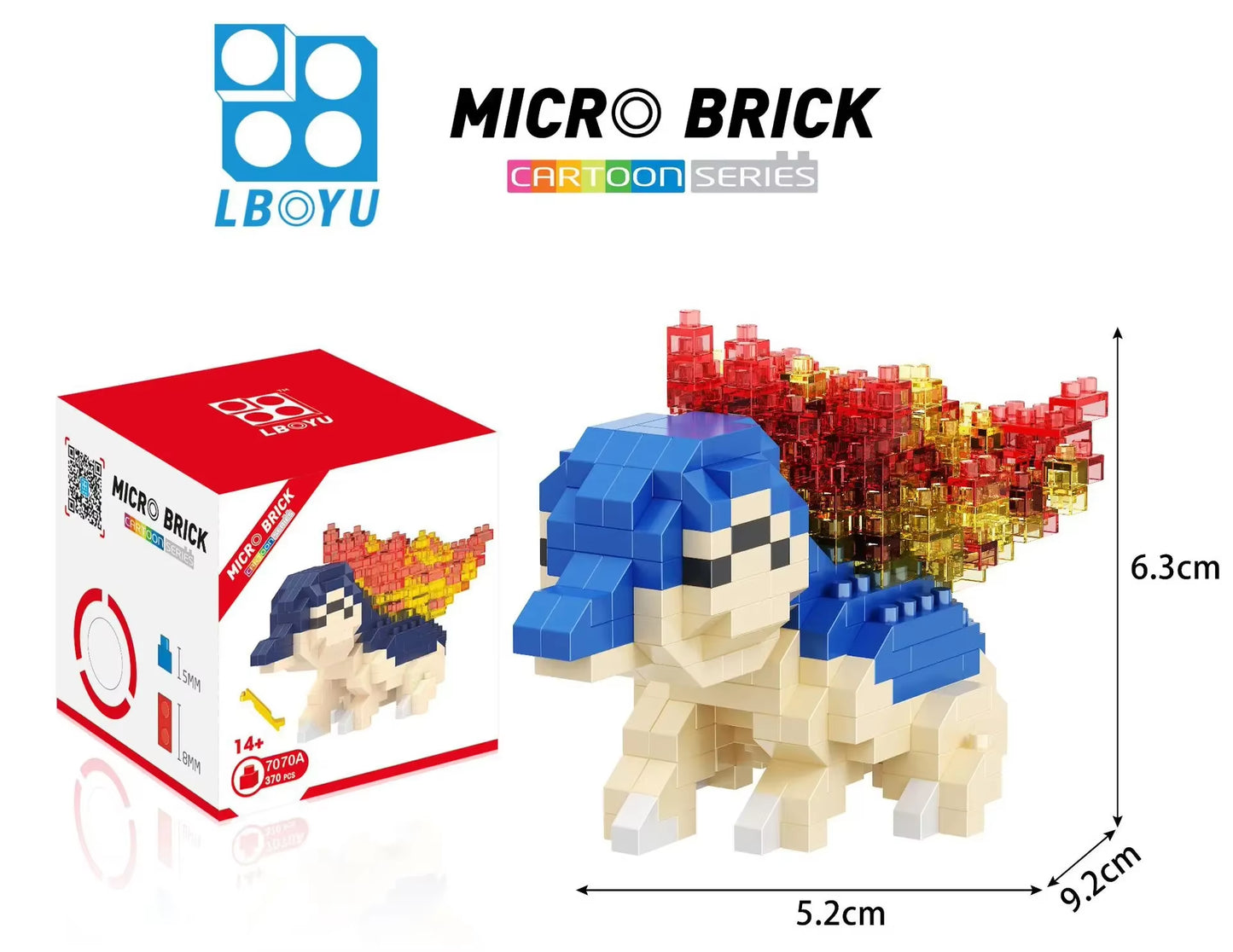 Pokemon Micro Building Blocks Marowak Jigglypuff Gengar Mudkip Piplup Raichu Gyarados Pikachu Mini Brick Figures Toy for Kids