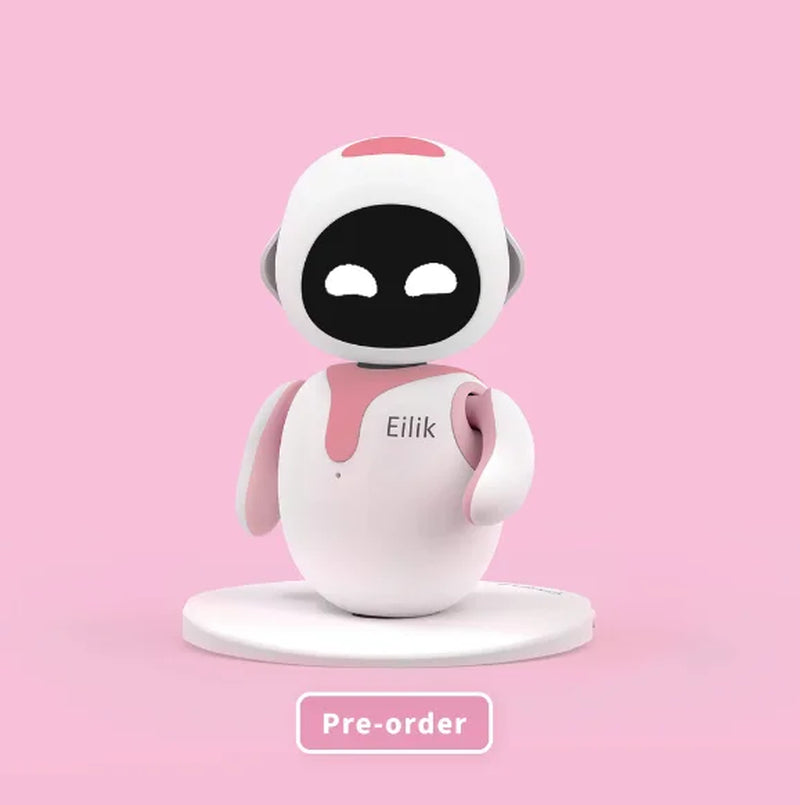 Female variant of the Eilik smart robot pet designed as an emotional companion