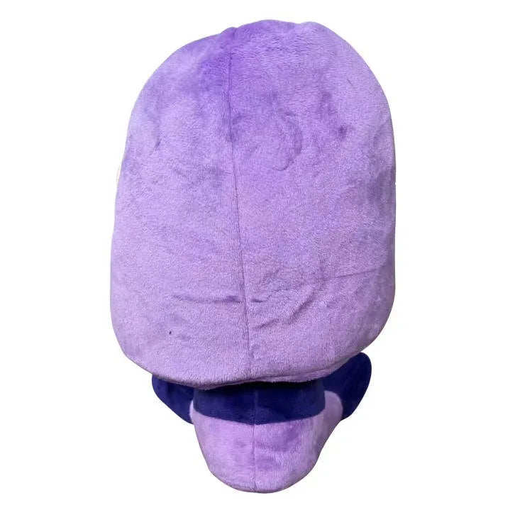 Soft plush fabric texture of the Lily Duolingo plush toy
