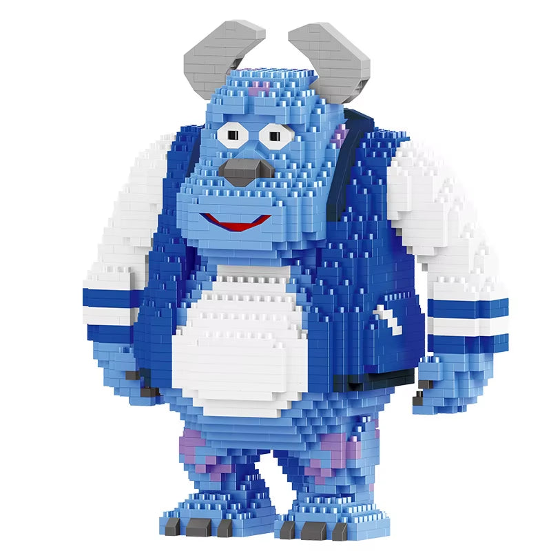 Monsters Inc characters used as fun decor in a child’s room
