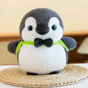 Soft penguin plush couple presented as a thoughtful gift for loved ones